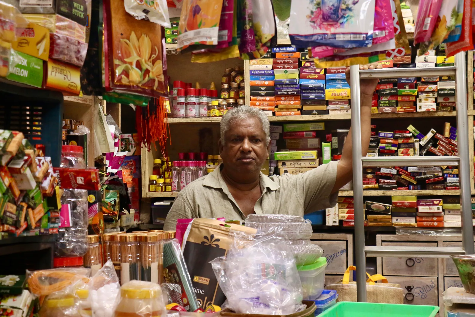 Representative Indian small business owner